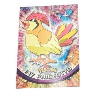 Pidgeotto Pokemon Card Topps #17 TV Animation Edition Series Black Logo